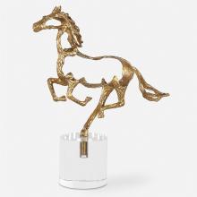  18146 - Uttermost Gallop Gold Sculpture