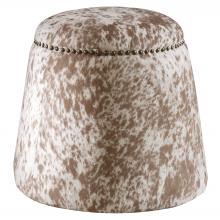  23725 - Gumdrop Cow Hide Ottoman