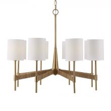  21372 - Lautoka Rattan 8 Light Chandelier