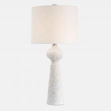  30511 - Uttermost Sonata Textured White Table Lamp