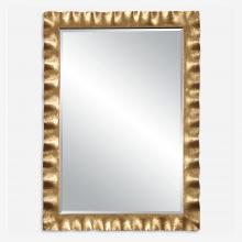  09742 - Haya Scalloped Gold Mirror