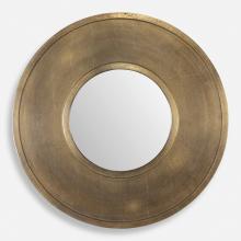  07088 - Axel Round Brass Mirror