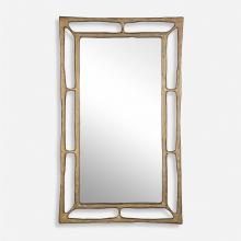  08186 - Uttermost Felix Brass Rectangle Mirror