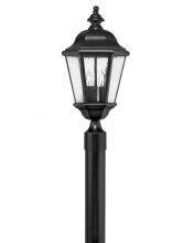  1671BK-LV - Large Post Top or Pier Mount Lantern 12v