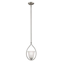  1201PS/20 - Thomas - Conway 8'' Wide 1-Light Mini Pendant - Brushed Nickel