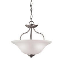  1202CS/20 - Thomas - Conway 15'' Wide 2-Light Semi Flush Mount - Brushed Nickel