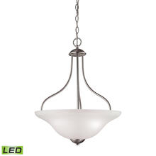  1203PL/20-LED - Thomas - Conway 18'' Wide 3-Light Pendant - Brushed Nickel