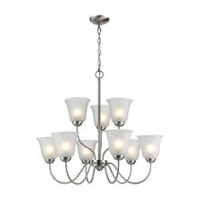  1209CH/20 - Thomas - Conway 26'' Wide 9-Light Chandelier - Brushed Nickel