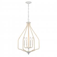  52276/4 - Breezeway 17.75'' Wide 4-Light Pendant - White Coral