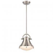  67785/1 - Urbanite 9'' Wide 1-Light Mini Pendant - Satin Nickel