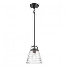  67875/1 - Current 8'' Wide 1-Light Pendant - Matte Black