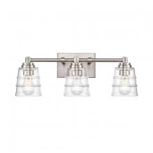  67962/3 - Pulsate 21.5'' Wide 3-Light Vanity Light - Satin Nickel