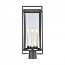  90005/3 - Gladwyn 21.5'' High 3-Light Outdoor Post Light - Matte Black