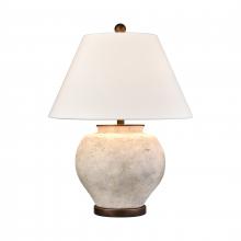  H0019-11087-LED - Erin 26'' High 1-Light Table Lamp - Aged White - Includes LED Bulb