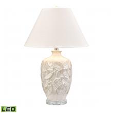  S0019-11147-LED - Goodell 27.5'' High 1-Light Table Lamp - White Glazed - Includes LED Bulb