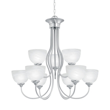  SL801678 - Thomas - Tahoe 30'' Wide 9-Light Chandelier - Brushed Nickel