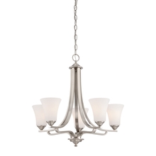  TK0020217 - Thomas - Treme 25'' Wide 5-Light Chandelier - Brushed Nickel