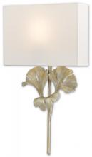  5900-0009 - Gingko Silver Wall Sconce