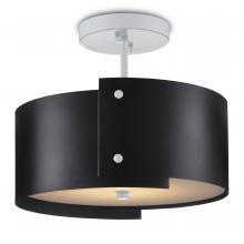  9000-0983 - Ritsu Black Semi-Flush Mount