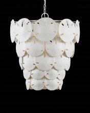  9000-1113 - Tulum Large White Chandelier