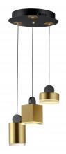  E20863-75BKGLD - Nob-Multi-Light Pendant